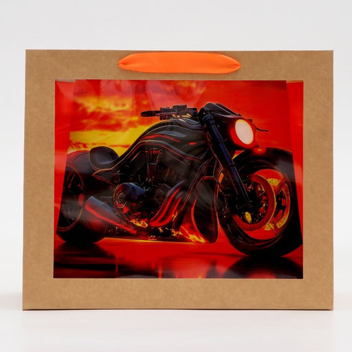 Пакет с PVC окном, Лучшему мужчине, 31?11?26 см