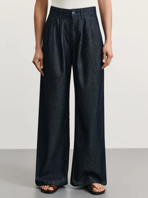 Джинсы wide leg с высокой посадкой / Zarina  фото 2