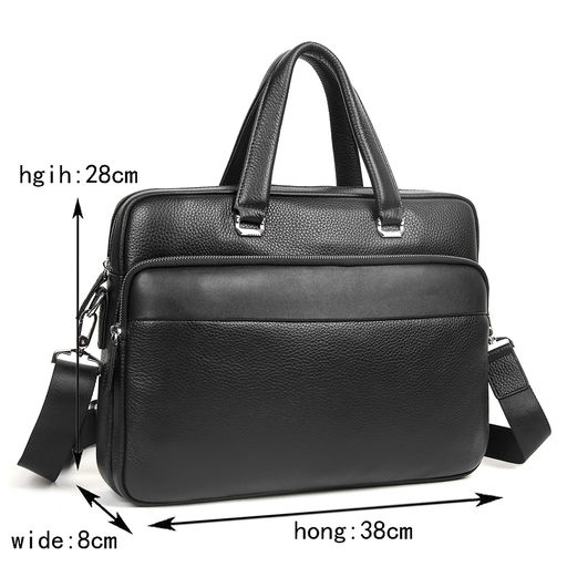 Сумка мужская, кожа, MIRONPAN 99601 Черный