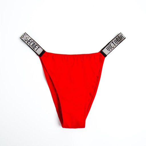 Комплект нижнего белья женский (топ, трусы), красный МИКС, размер 46-48