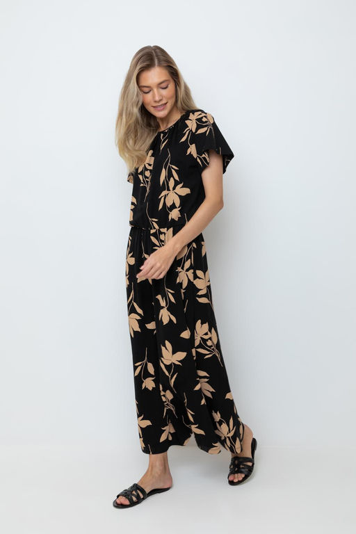 VERY NEAT _ ЕВТ 5046/темный черный,магнолия платье жен  фото 4