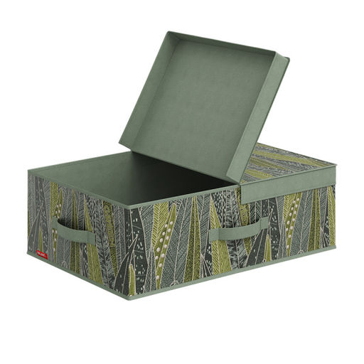 VAL GR-BOX-LD Короб стеллажный с двойной крышкой, 58*40*18 см, GREEN, шт