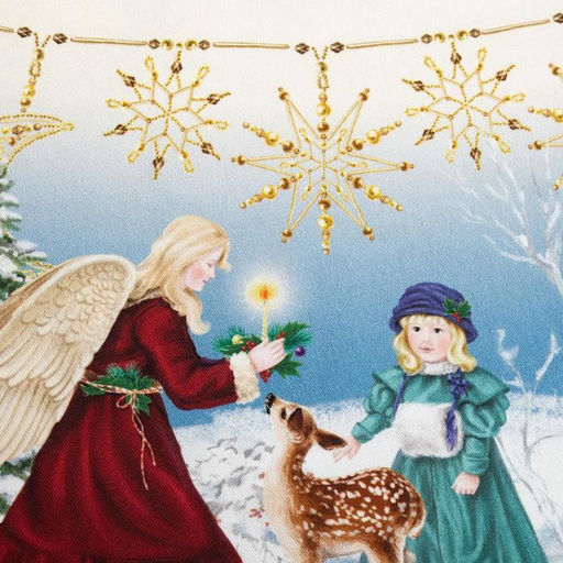 Скатерть новогодняя Этель Christmas time, d=220 см 3 см с ГМВО, 100% хлопок, саржа 190 г/м?