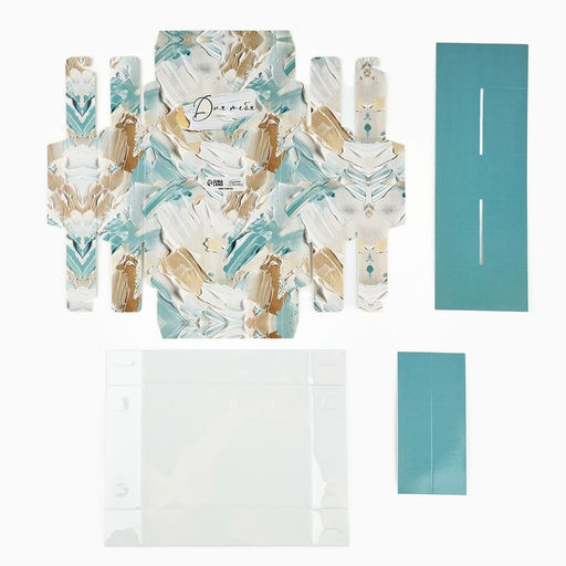 Цена за 5 шт. Коробка под 6 конфет с ячейками «Для тебя», 10 х 14.5 х 3 см