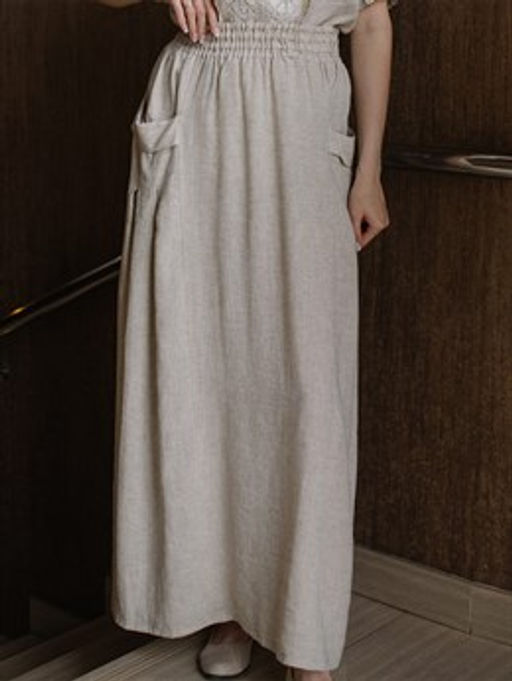 юбка лен 60%, хлопок 40% - Волтри фото 2