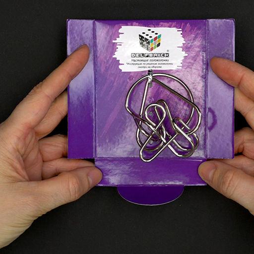 DELFBRICK DLM-40 Головоломка металлическая 1 шт Сердце 3 элемент