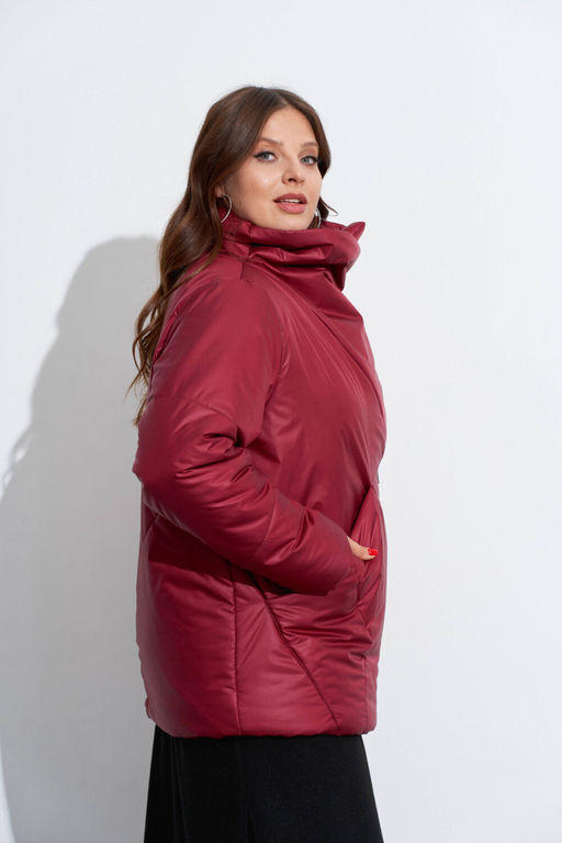 Куртка TEZA 5599 бордовый