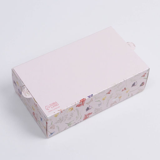 Цена за 5 шт. Коробка для макарун, кондитерская упаковка, «Вдохновляй» 18 х 10.5 х 5.5 см