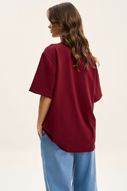 Футболка GO F1001NO/12-01.164-170 вишня - Pirs фото 3