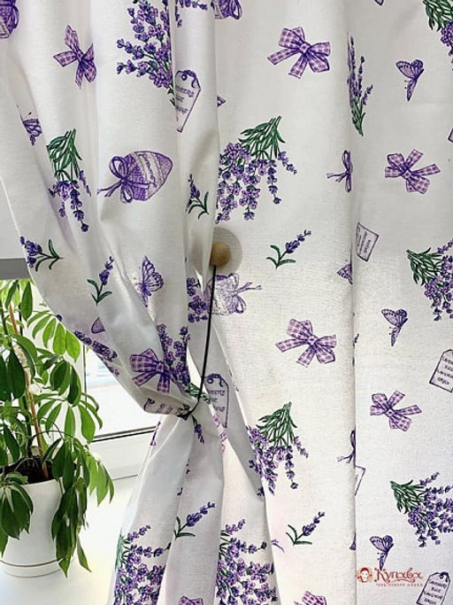 Рогожка Прованс, ш.1.5м, хлопок-100%, 165гр/м.кв - Купава фото 2