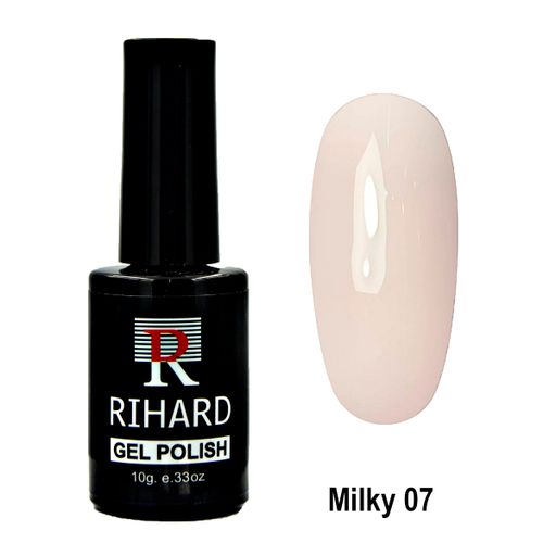 N07 Rihard Milky Gel Polish Гель-лак - коллекция пудровых оттенков, 10 мл