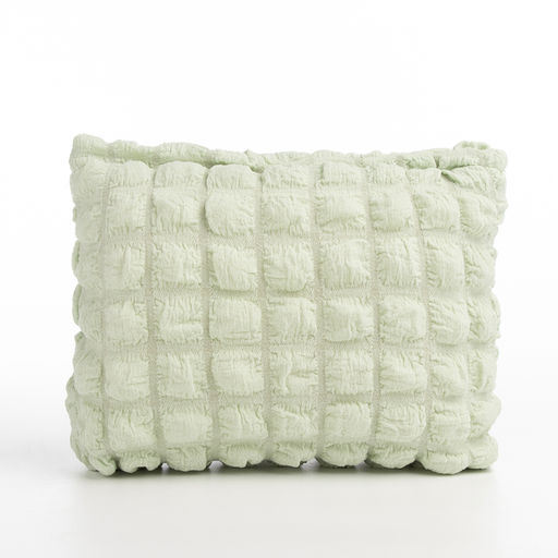 Косметичка на молнии простая, большая, мягкая, зелёная - Simaland фото 2