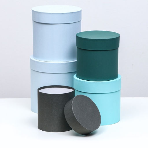 Набор шляпных коробок 5 в 1 Гармония , 20 х 20 - 14 х 14 см - Simaland фото 2