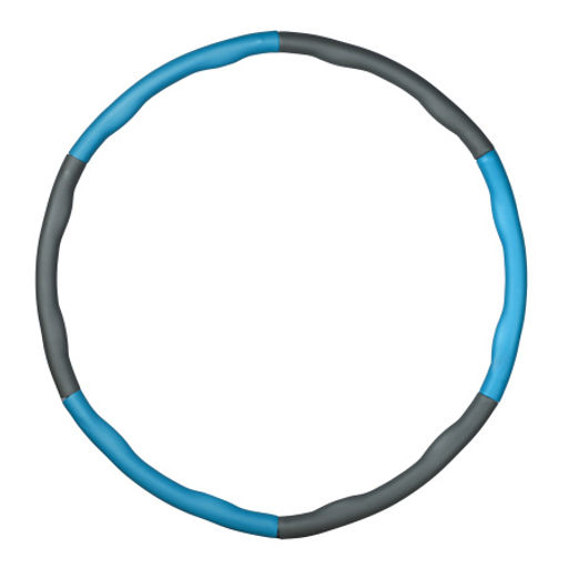 Обруч массажный Woohooo Meteor Twist / D65 cm 6 секций / синий-серый / уп 25 - Галеонтрейд фото 3